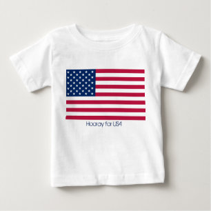 Camiseta De Bebé Cuarto mes de julio de 2014 para Estados Unidos