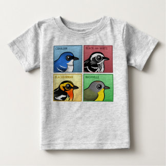 Camiseta De Bebé Cuatro currucas del color