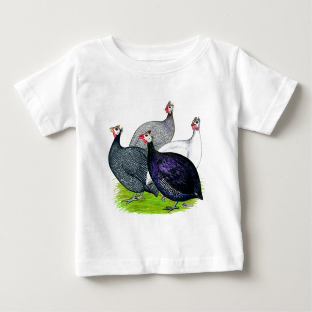 Camiseta De Bebé Cuatro Guineas (Anverso)