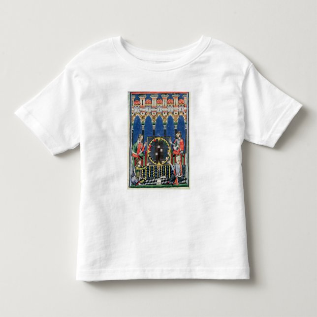 Camiseta De Bebé Cuatro jugadores árabes del backgammon (Anverso)