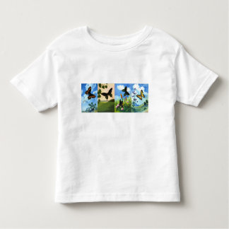 Camiseta De Bebé Cuatro mariposas