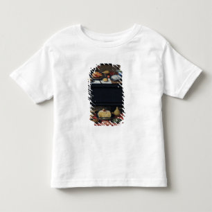 Camiseta De Bebé Cuatro todavía vive de la comida y de la fruta