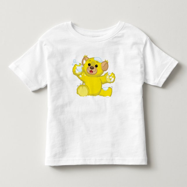 Camiseta De Bebé Cub mullido amarillo (Anverso)