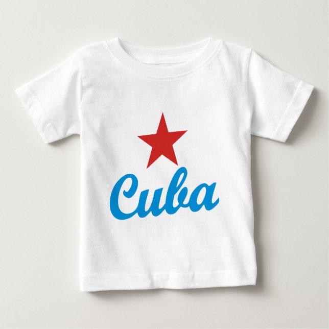 Camiseta De Bebé Cuba (Anverso)