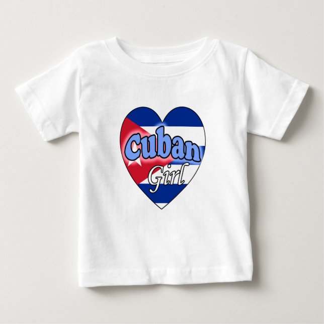 Camiseta De Bebé Cuban Girl (Anverso)
