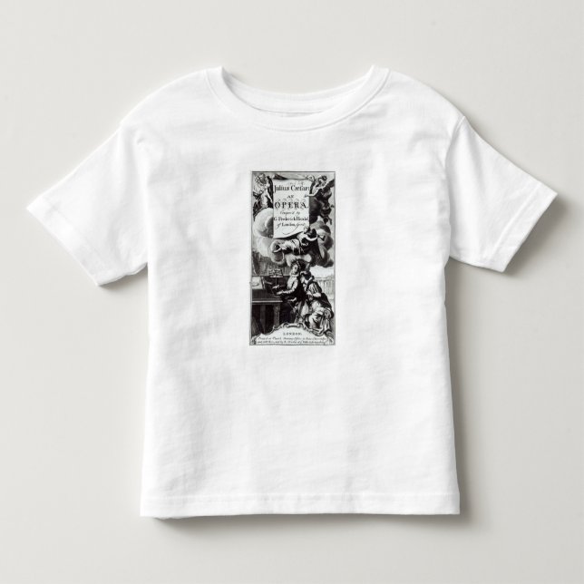 Camiseta De Bebé Cubierta de la partitura para Julio César (Anverso)