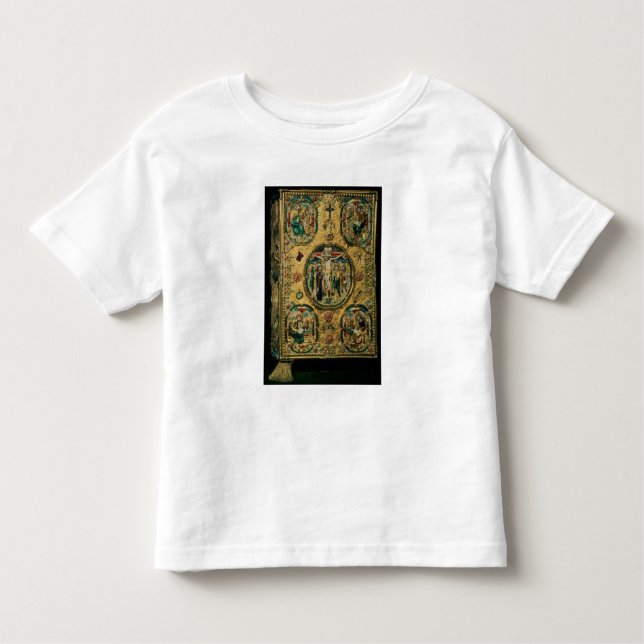 Camiseta De Bebé Cubierta del evangelio, oro con el repousse (Anverso)