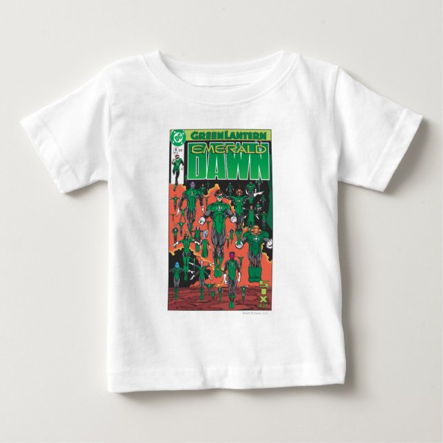 Camiseta De Bebé Cubierta Esmeralda (Anverso)