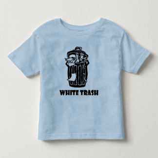 Camiseta De Bebé Cubo de la basura de la basura blanca