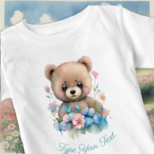 Camiseta De Bebé Cubo de oso
