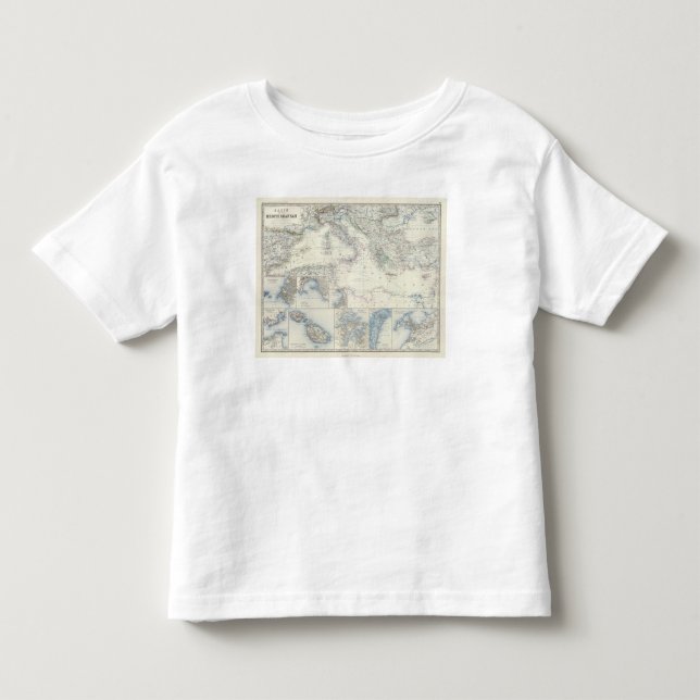 Camiseta De Bebé Cuenca mediterránea (Anverso)