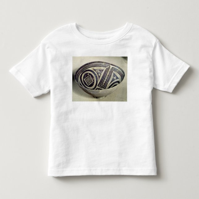 Camiseta De Bebé Cuenco adornado con un modelo geométrico (Anverso)