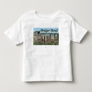 Camiseta De Bebé Cuenco de Bridger, Montana - escenas grandes de la