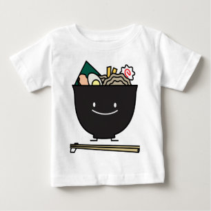 Camiseta De Bebé Cuenco feliz de los Ramen