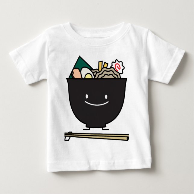 Camiseta De Bebé Cuenco feliz de los Ramen (Anverso)