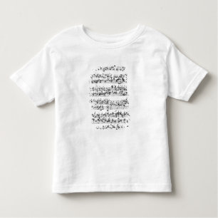 Camiseta De Bebé Cuenta de la música de Johann Sebastian Bach