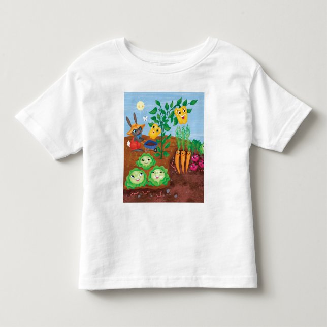Camiseta De Bebé Cuenta-Jardín del tiempo (Anverso)