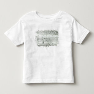 Camiseta De Bebé Cuenta manuscrita 'del dem del aus del fragmento