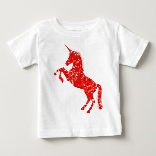Camiseta De Bebé Cuento de hadas de criatura mítica de Unicornio (Anverso)