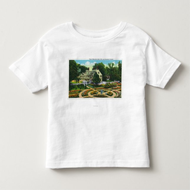 Camiseta De Bebé Cuerdas conmemorativas y opinión de jardines (Anverso)