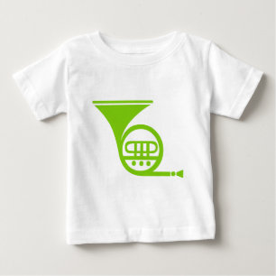 Camiseta De Bebé Cuerno Francés - Verde Marciano