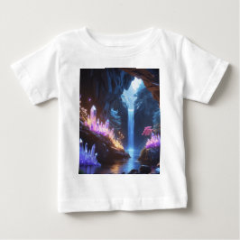 Camiseta De Bebé Cueva de cristal con cascada mágica