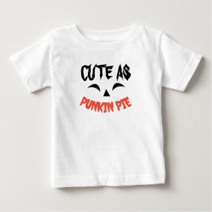 Camiseta De Bebé Cuidada Como Calabaza Pie Halloween Toddler Tee