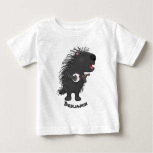 Camiseta De Bebé Cuidada y divertida jugada del personalizado del b