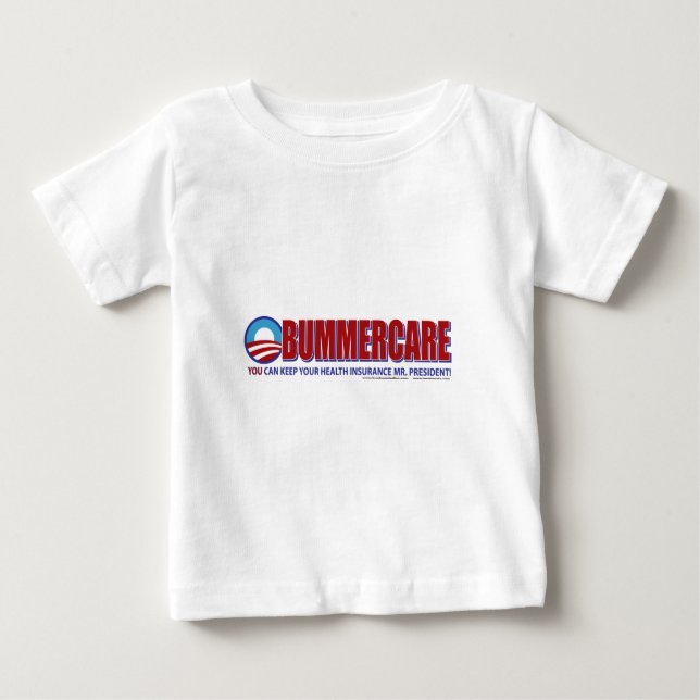 Camiseta De Bebé Cuidado de Obummer (Anverso)