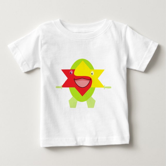 Camiseta De Bebé Cuidados niños Arte Diseño Gracioso Fantasía Estre (Anverso)