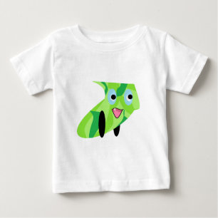 Camiseta De Bebé Cuidadosos niños Diseño de Arte Perro Cítrico Verd