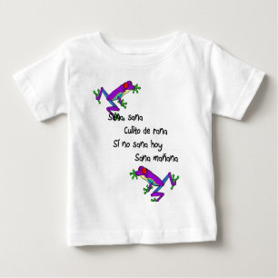Camiseta De Bebé Culito de rana