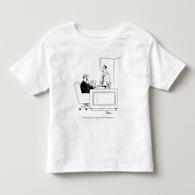 Camiseta De Bebé Culpa de la oficina (Anverso)