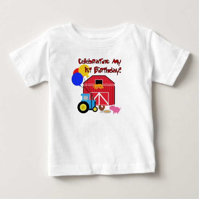 Camiseta De Bebé Cultive el 1r cumpleaños (Anverso)