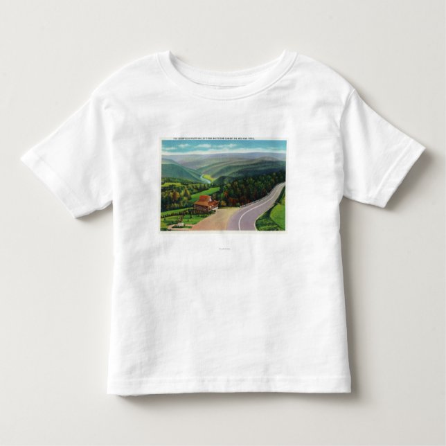 Camiseta De Bebé Cumbre de Whitcomb de Deerfield River Valley (Anverso)