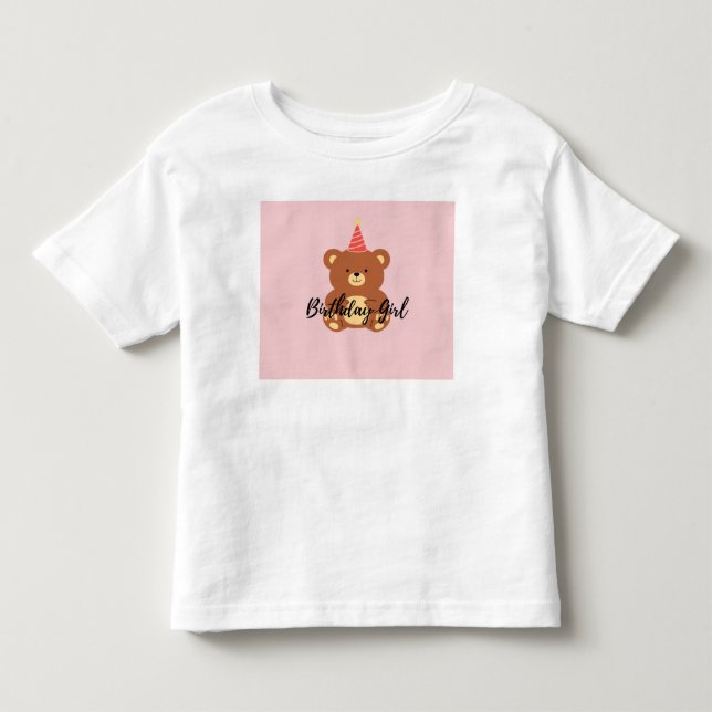 Camiseta De Bebé Cumpleañera  (Anverso)