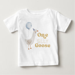 Camiseta De Bebé Cumpleaños 1 de Un Ganso Tonto