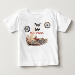 Camiseta De Bebé Cumpleaños 1er Vuelta Pequeño Piloto