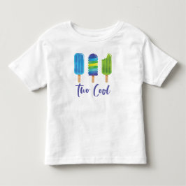 Camiseta De Bebé Cumpleaños 2 Cool 2do azul verde