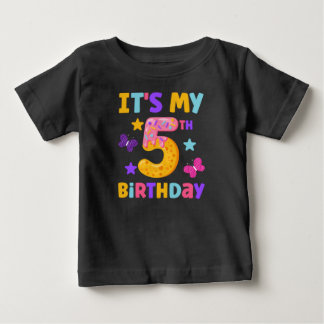 Camiseta De Bebé Cumpleaños 5