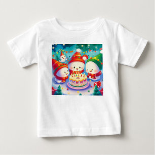 Camiseta De Bebé Cumpleaños 6 de los navidades