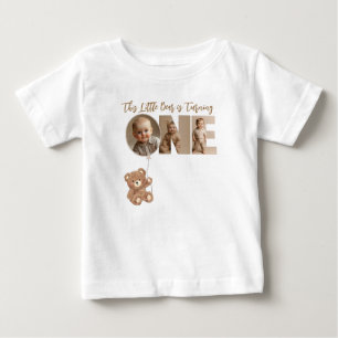 Camiseta De Bebé Cumpleaños Beary Primero Osito Foto