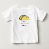 Cumpleaños blanco de 2 años Martes de Taco Twosday