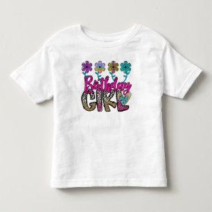 Camiseta De Bebé Cumpleaños Brillante Niña
