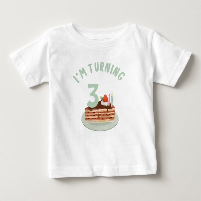 Camiseta De Bebé Cumpleaños Costum (Anverso)