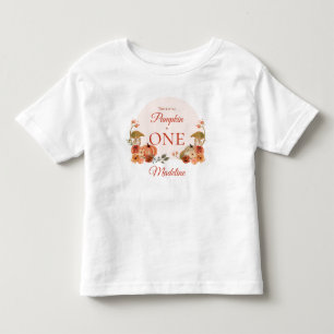 Camiseta De Bebé Cumpleaños de Calabacita de Uno
