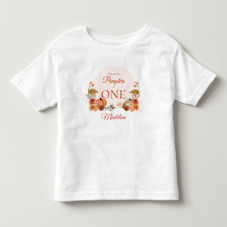 Camiseta De Bebé Cumpleaños de Calabacita de Uno