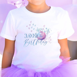 Camiseta De Bebé cumpleaños de chica de fiesta que fabrica bombas d