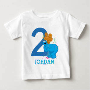 Camiseta De Bebé Cumpleaños de Cookie Monster Boy