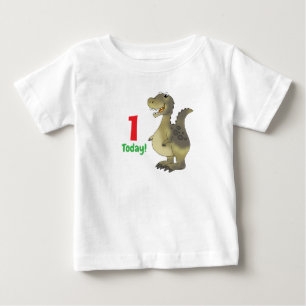 Camiseta De Bebé Cumpleaños de dinosaurio de 1 año - Cumpleaños de 